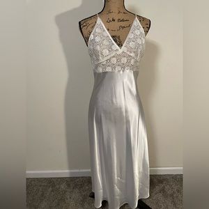 Jones New York Women's White Satin Dress